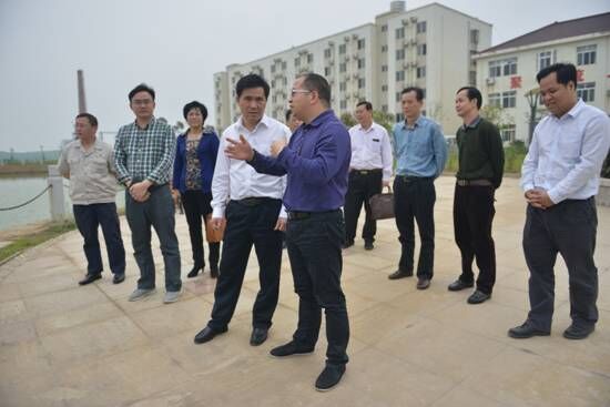 博白縣長(zhǎng)羅培球來廣西銀億公司調(diào)研